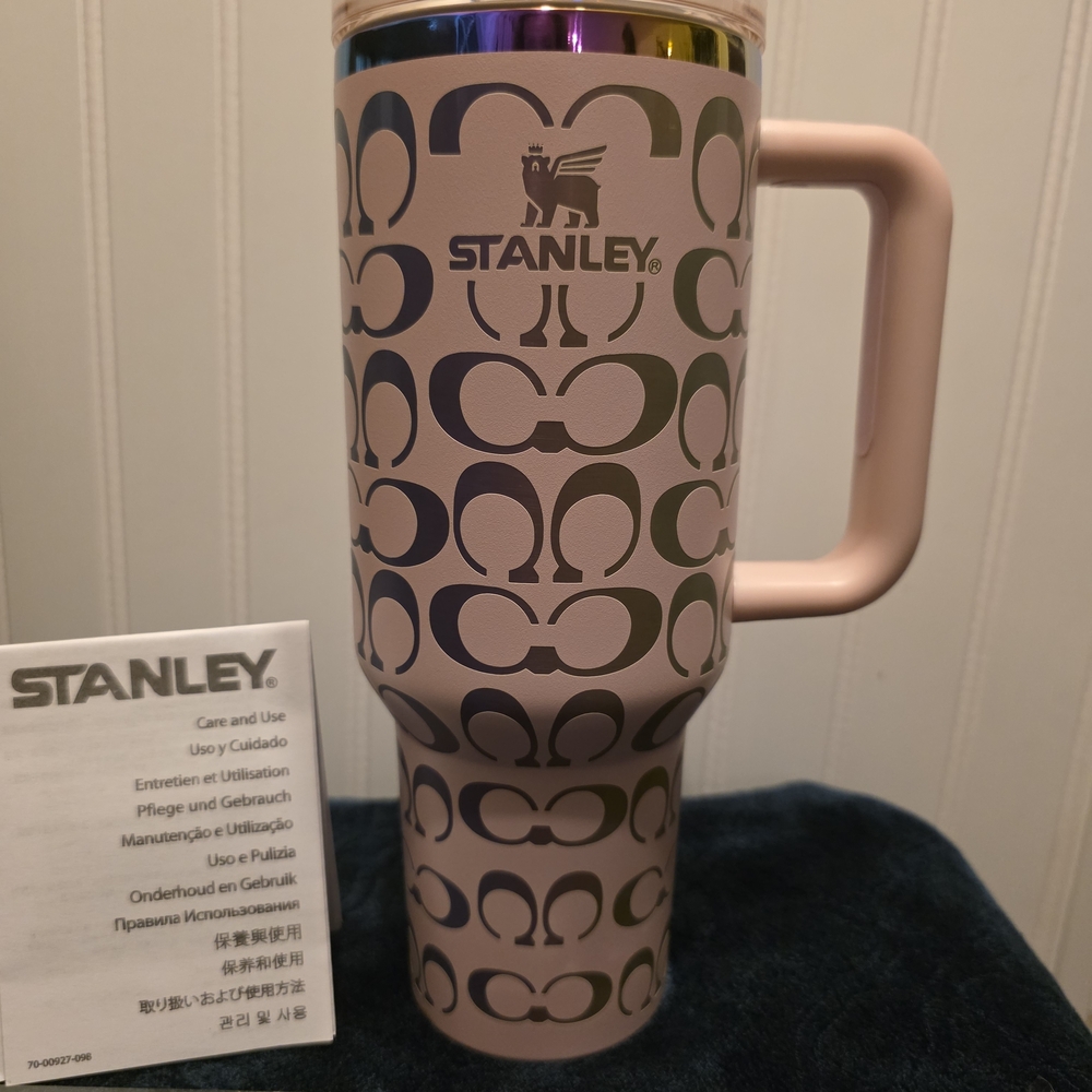 Stanley Blush and Black Patterned Mug